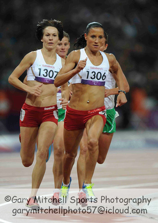 Barbara Niewiedzial (1307) Arieta Meloch (1306) Womens 1500m - T20.  OLP_7108