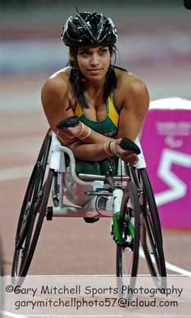 Madison De Rozario, Womens 800m T53. OLP_6832