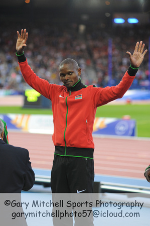 Jonathan Ndiku, Mens 3000m Steeplechase Medal Ceremony _85599