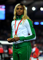 Blessing Okagbare , Womens 200m Medal Ceremony_10483