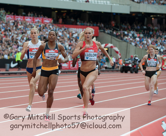 Lynsey Sharp _  Shelayna Oskan-Clarke _  Molly Ludlow _ Women's 800m Final _ 125586