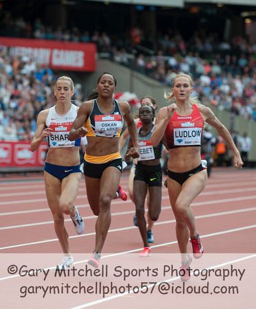 Lynsey Sharp _  Shelayna Oskan-Clarke _  Molly Ludlow _ Women's 800m Final _ 125581