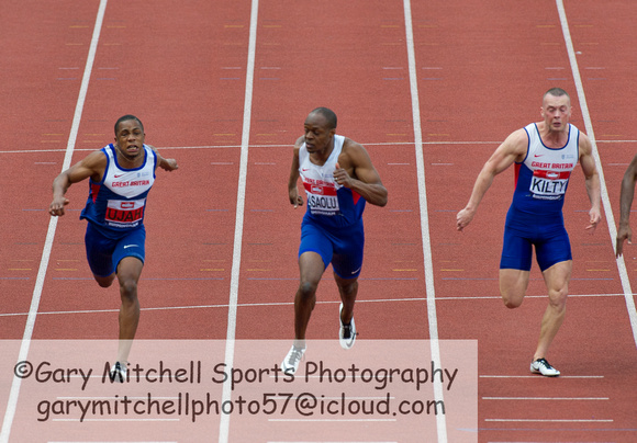 Chijindu Ujah _ James Dasaolu _ Richard Kilty _ Men's 100m Final _ 107321