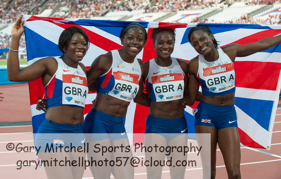GB Women A Team 100m Relay _ 124633