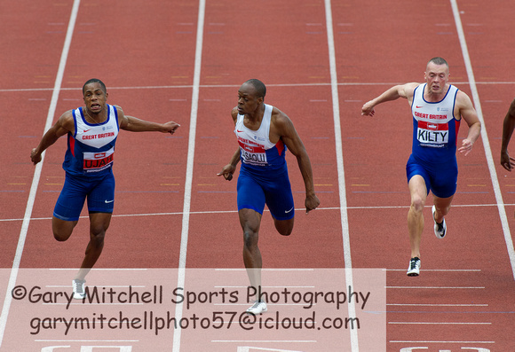 Chijindu Ujah _ James Dasaolu _ Richard Kilty _ Men's 100m Final _ 107322