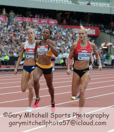 Lynsey Sharp _  Shelayna Oskan-Clarke _  Molly Ludlow _ Women's 800m Final _ 125587