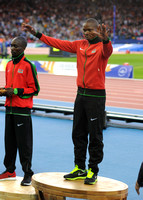 Jonathan Ndiku, Mens 3000m Steeplechase Medal Ceremony _85596