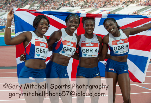 GB Womens 4x100m _ 120461