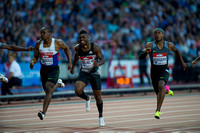 James Dasaolu _ Marvin Bracy _ Michael Rodgers _ Men 100m Semi - Final _ 124882