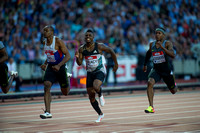 James Dasaolu _ Marvin Bracy _ Michael Rodgers _ Men 100m Semi - Final _ 124880