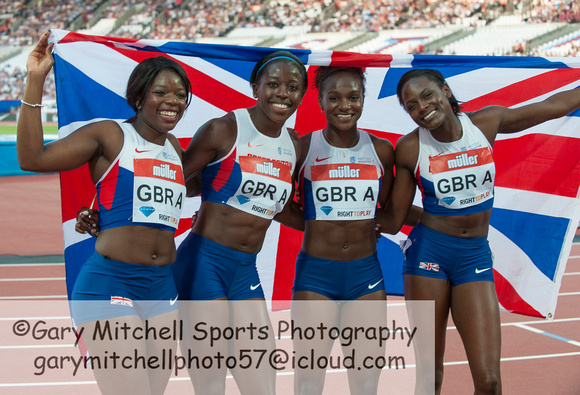 GB Women A Team 100m Relay _ 124632
