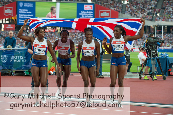 GB Women A Team 100m Relay _ 124629