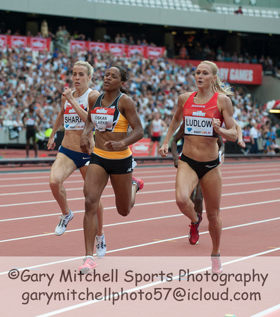 Lynsey Sharp _  Shelayna Oskan-Clarke _  Molly Ludlow _ Women's 800m Final _ 125588