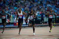 James Dasaolu _ Marvin Bracy _ Michael Rodgers _ Men 100m Semi - Final _ 124878