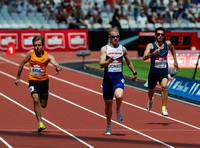 Jelmar Bos _ Rhys Jones _ Iosanas Gantes _ Men's 100m T37 _ 128357