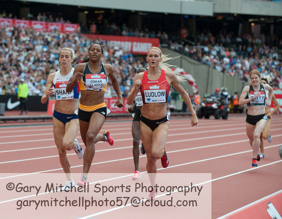 Lynsey Sharp _  Shelayna Oskan-Clarke _  Molly Ludlow _ Women's 800m Final _ 125585