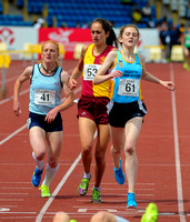 Bronwen Owen _ Sophia Parvizi-Wayne _ Alex Clay _ Senior Girls 3000m _ 194736