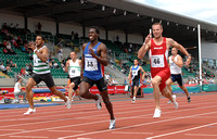 TIMOTHY ABEYIE [15] CHRISTIAN MALCOLM [33] TIM BENJAMIN [46] Mens 100m Final