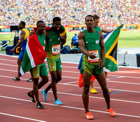 Men's 4x100m South African Team