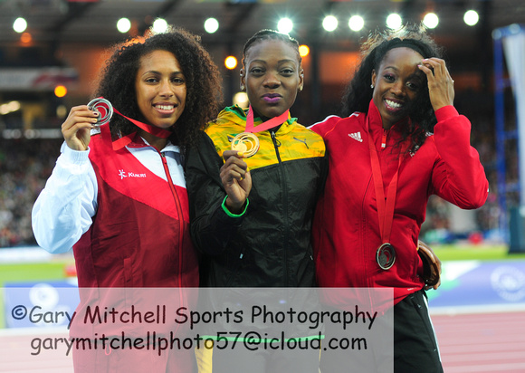 Laura Samuel _ Kimberly Williams _ Ayanna Alexander,  Womens Triple Jump Medal Ceremony _72973
