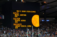Mens 3000m Steeplechase Medal Ceremony _58288