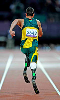 Oscar Pistorius.  Mens 100m - T44.  OLP_4984