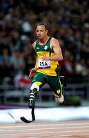Oscar Pistorius.  Mens 4x100m relay. OLP_8607