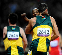 Oscar Pistorius.  Mens 4x100m relay. OLP_8724