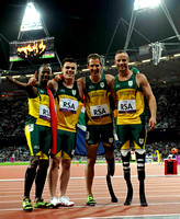 Oscar Pistorius.  Mens 4x100m relay. OLP_8867