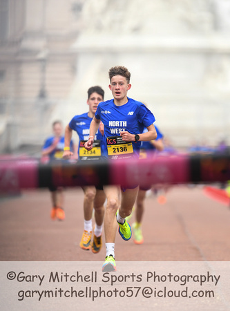 Evan Grime _ U15 Boy Winner _ London Marathon 2023 _ 109169