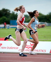 Harriet Knowles-Jones _ Sabrina Sinha _ U20 Women's 1500m _ 100309