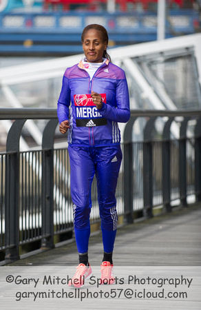 Virgin Money London Marathon Elite Women 2016  _55159
