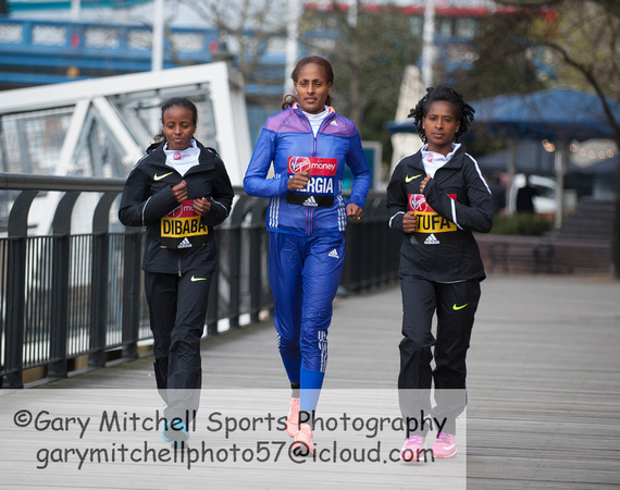 Virgin Money London Marathon Elite Women 2016  _55114