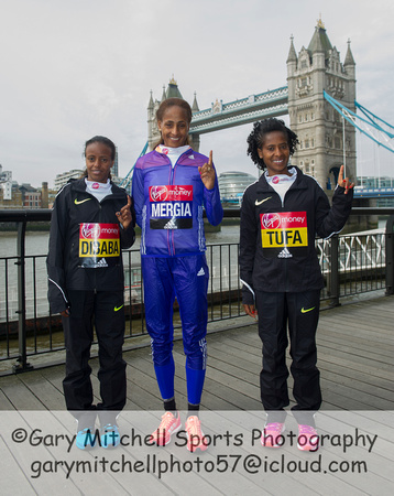 Virgin Money London Marathon Elite Women 2016  _55146