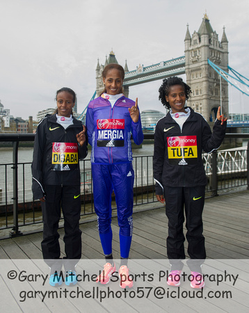 Virgin Money London Marathon Elite Women 2016  _55147