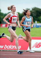 Harriet Knowles-Jones _ Sabrina Sinha _ U20 Women's 1500m _ 100306