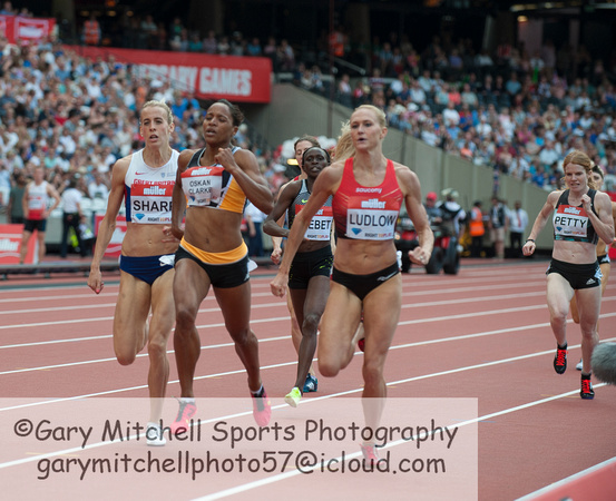 Lynsey Sharp _  Shelayna Oskan-Clarke _  Molly Ludlow _ Women's 800m Final _ 125583