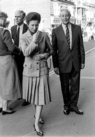 Princess Anne's visit to Tring in Hertfordshire 1989