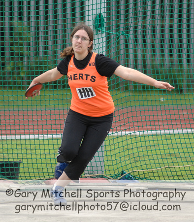 Discus _ Eastern Inter Counties Championships - Hibberd Trophy 2008 _ 62413