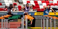 110m Men Hurdles Heats