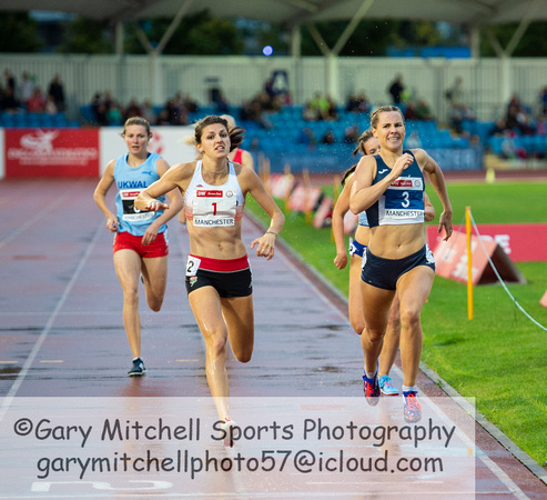 Mari Smith (1) _  Mhairi Hendry (3) _ Women's 800m _ Manchester International _ 69753