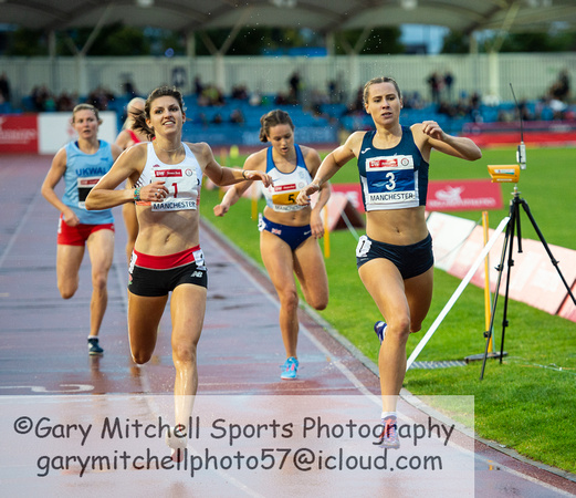 Mari Smith (1) _  Mhairi Hendry (3) _ Women's 800m _ Manchester International _ 69761