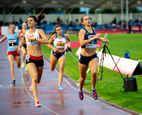 Mari Smith (1) _  Mhairi Hendry (3) _ Women's 800m _ Manchester International _ 69762