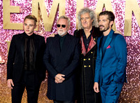 (L-R) Ben Hardy, Roger Taylor, Brian May, Gwilym Lee _ 85374