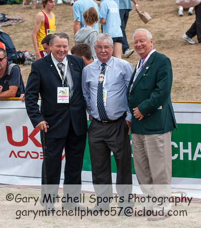 (L-R) George Bunner MBE _ Mike Dooling _ English Schools 2010 _ 40564