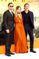 (L to R) Leonardo DiCaprio, Margot Robbie and Brad Pitt _ 18939