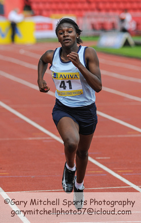 Dina Asher-Smith _ Inter Girl 200 meters _ 76276