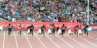Mens 100m Heats