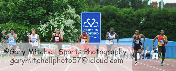 Tunde Balogun (219) _ 100m SM _ BIG (Bedford International Games) 2012 _ 167393