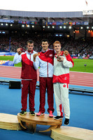 Luke Cutts _ Steven Lewis _ Shawnacy Barber, Mens Pole Vault Medal Ceremony _86363